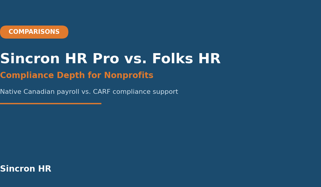Sincron HR Pro vs Folks HR, HR software comparison guide cover image
