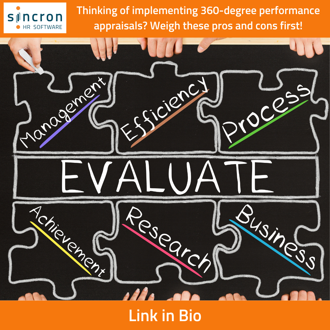 Sincron HR Blog Post: 360 Review - Pros & Cons